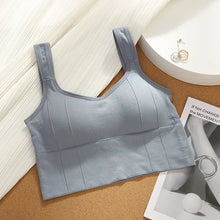 Load image into Gallery viewer, Breathable Sports Bra Anti-Sweat Fitness Top Women Seamless Yoga Bra Shockproof Crop Top Push Up Sport Bra Gym Workout Top

