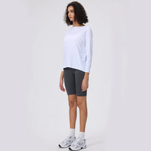 Load image into Gallery viewer, Yoga Long Sleeve Workout Top Running Clothes Physical Shirts &amp; Blouses Top Fitness Loose T-shirt Clothing Sportswear Woman Gym

