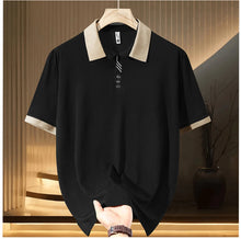 Load image into Gallery viewer, Plus Size Contrast Summer Polo
