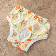 Load image into Gallery viewer, Pet Safety Pants Dog Physiological Pants Puppy Menstrual Sanitary Pants Aunt Pants Anti-harassment Printed Cute Underwear
