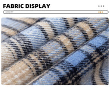 Load image into Gallery viewer, Fleece Lined Plaid Hooded Jacket

