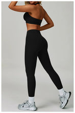 Load image into Gallery viewer, TRY TO BN Gym Sets Woman 2 Piece Yoga Backless Top Women's Tracksuit High Waisted Leggings Butt Lifting Fitness Workout Clothes
