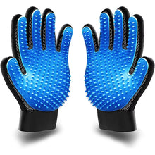 Load image into Gallery viewer, Pet Grooming Kit for Dog Cat Rabbit Fur 2 Sided Grooming Brush Bath Cleaning Glove De-Shedding De-Matting Pet Hair

