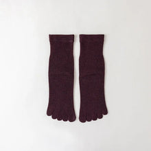 Load image into Gallery viewer, Breathable Cotton Toe Sports Socks
