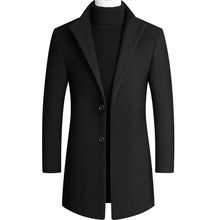 Load image into Gallery viewer, Slim Wool Blend Long Coat
