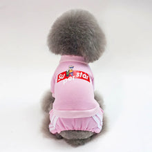 Load image into Gallery viewer, Pet Clothes for Dogs and Cats 4-Leg Hoodie Coat Pet Vest Puppy Clothes Print Design Apparel 5 Sizes Dog Clothes Dog Accessories
