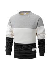 Load image into Gallery viewer, Thick Patchwork Knit Pullover
