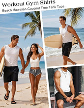 Load image into Gallery viewer, Mens Tank Tops Workout Sleeveless Shirts Summer Solid Color Polyester Quick Drying Tanks for Men Summer Beach Sports T-Shirts
