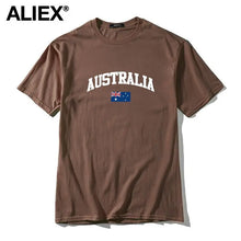 Load image into Gallery viewer, Australia Flag Cotton Graphic Tee
