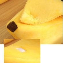 Load image into Gallery viewer, Banana Cat Bed House Funny Cute Cozy Cat Mat Beds Warm Durable Portable Pet Basket Kennel Dog Cushion Cat Pet Supplies ﻿
