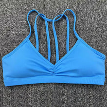 Load image into Gallery viewer, New Sports Bra Women Gym Yoga Sport Bra Bralette Mujer Brassiere Sport FemWhite Blue Navy Workout Top Red Pink
