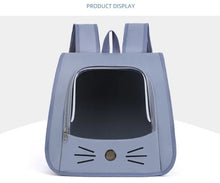 Load image into Gallery viewer, Pet Cat Carrier Bag Cat Backpack Outdoor Breathable Portable Shoulders Bag for Cats Small Dogs Transport Carrier
