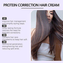Load image into Gallery viewer, Keratin Hair Straightening Cream Reduce Dry Frizzy Damaged Hair Care Restore Soft Smooth Shiny Moisturizing Hair Conditioner
