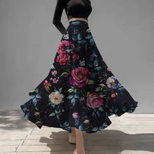 Load image into Gallery viewer, Women's Skirts Niche Specialty Fancy Skirts Versatile Bot Large Swings Fashionable Floral Skirts
