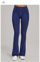 Load image into Gallery viewer, Gym Workout Women's Wide-Leg Tight-Fitting Hip-Lifting Yoga Flared Pants Dance High-Waist Flared Casual Outdoors Sports Trousers
