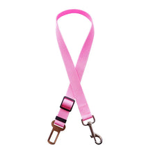 Load image into Gallery viewer, Adjustable Dogs Accessoires Pet Cat Dog Car Seat Belt Pet Seat Vehicle Dog Harness Lead Clip Safety Lever Traction Dog Collars
