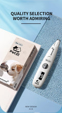 Load image into Gallery viewer, Pet Dog Electric Groomer Trimmer with LED Light Waterproof Pet Foot Hair Trimmer Low Noise Cat Dog Face Foot Ear Hip Paw Shaver
