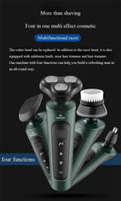 Load image into Gallery viewer, Electric Shavers for Men Waterproof Electric Trimmer Razor Wet &amp;amp Dry Use Rechargeable Battery Rotary Shavers Machine Shaving
