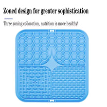 Load image into Gallery viewer, Pet Lick Silicone Mat Dogs Pet Slow Food Plate for Dog Bathing Distraction Silicone Dog Sucker Food Training Dog Feeder Supplies
