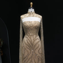 Load image into Gallery viewer, Sharon Said 2026 Luxury Evening Party Gowns Women' s Wedding Prom Dresses with Flowing Sleeves Elegant Mermaid SS663 Customized
