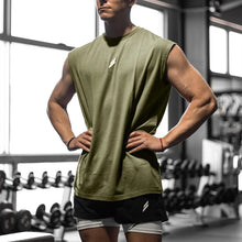 Load image into Gallery viewer, NEW Summer Fitness Sports Tank Top Men Breathable Loose Mesh Training Sleeveless T-shirt Quick Drying vest male Fitness Clothing
