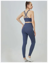 Load image into Gallery viewer, Women's Yoga Set Workout Set 2 Piece High Waist Yoga Leggings Sports Bra Gym Suit Activewear Sports Fitness Set Sports Suit
