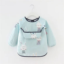 Load image into Gallery viewer, Waterproof Long Sleeve Baby Bib
