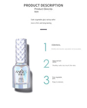 Load image into Gallery viewer, Strong Nail Glue for Acrylic Nail Tips-Fake, Brush On, Quick Dry, Easy Application Durable &amp; Long-Lasting Fast Glue False Nails
