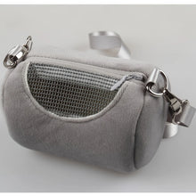 Load image into Gallery viewer, 1Pc Small Pet Backpack Hamster Carrier Bag Portable Cylinder Satchel Flying Squirrel Travel Breathable Mesh Pouch Pet Supplies
