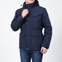 Load image into Gallery viewer, Waterproof Hooded Tactical Field Jacket
