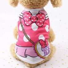 Load image into Gallery viewer, Pet Dog Clothes Cartoon Clothing Puppy Dogs Soft Vests Summer Shirt Casual T-Shirt for Small Pet Supplies
