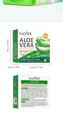 Load image into Gallery viewer, Aloe Vera Smooth Cleansing Natural Soap Cleansing Smooth Handmade Essential Oil Soap100g
