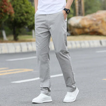 Load image into Gallery viewer, Men's High-Quality Chinos -Cotton Casual Trousers - Breathable Straight Pants (Sizes W28-w40)
