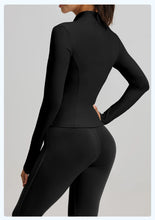 Load image into Gallery viewer, 2PCS yoga suit, exercise set, gym set, women's exercise set, running exercise suit, long sleeved exercise suit, yoga suit
