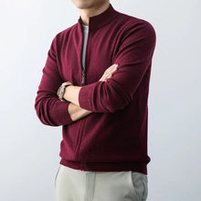 Load image into Gallery viewer, Slim Zip Knit Cardigan
