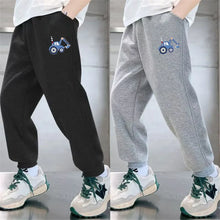 Load image into Gallery viewer, Boys' Off-Road Truck Print Joggers – Casual Sweatpants for Spring, Autumn, and Winter
