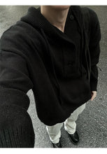 Load image into Gallery viewer, New Autumn Winter Sweaters for Men Loose Trendy Brand Hooded Pullover Sweaters
