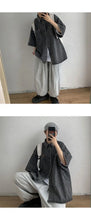 Load image into Gallery viewer, 2025 Shirts Men Clothing Fashion Short Sleeve Summer Korean Style Loose All-match Cargo Handsome Homme Solid Tops Harajuku
