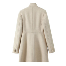 Load image into Gallery viewer, Retro Black Wool Long Coat
