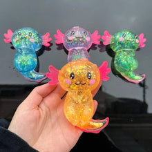 Load image into Gallery viewer, Colorful Salamander Maltose Fidgets Toys Squishy Malt Sugar Stretchy Axolotl Fun Squeeze Birthday Supplies Anti-Anxiety Gift
