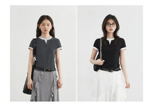 Load image into Gallery viewer, Color Contrast Patchwork Sport Tee

