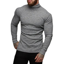 Load image into Gallery viewer, Slim Ribbed Turtleneck Pullover
