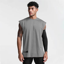 Load image into Gallery viewer, Gym Bodybuilding Tank Tops Mens Fitness Training Sleeveless Shirt Workout Muscle Vests Mesh Breathable Quick Dry Loose Singlets
