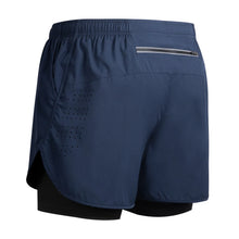 Load image into Gallery viewer, Summer Men's Reflective Running Shorts Fitness Quick Drying Double-Layer Shorts Men's Exercise Training Bodybuilding Shorts

