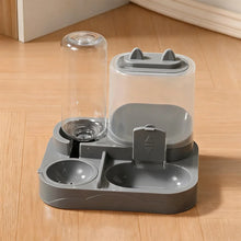 Load image into Gallery viewer, 1 PC 2-in-1 Automatic Feeder with Controllable Food Amount for Small Animal Pets Rabbits Cats Dogs Feeder Bowl with Drink Bottle
