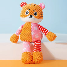 Load image into Gallery viewer, Pet Plush Toy Cat Dog Puzzle Toy Cute Animals Bite Resistant Interactive Squeaky Pet Dog Teeth Cleaning Chew Toy Pet Supplies
