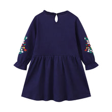 Load image into Gallery viewer, Princess Floral Embroidered Girls Dress
