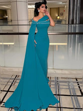 Load image into Gallery viewer, Women's Wedding Party attire Evening Dresses Mermaid Elegant Luxurious Simply Beads  Prom Gowns Customized High-Quality
