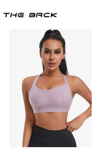 Load image into Gallery viewer, Women High Impact Sports Bra Criss Cross Back Padded Bra Workout Fitness Sports Yoga Bras Shockproof Sport Crop Top Vest
