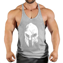 Load image into Gallery viewer, Gym T-shirts Muscle Men's Clothes Workout Fitness Shirt Singlets Tank Top Vest Man Sportswear Muscular Bodybuilding Stringer
